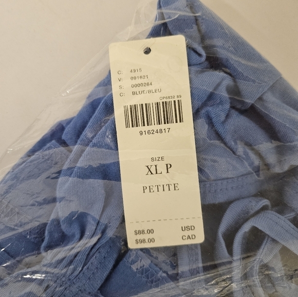 Anthropologie Scoop Neck Tie Back Mini Dress in Blue NWT - Picture 15 of 16